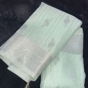 Brijwasin Linen Cotton Saree