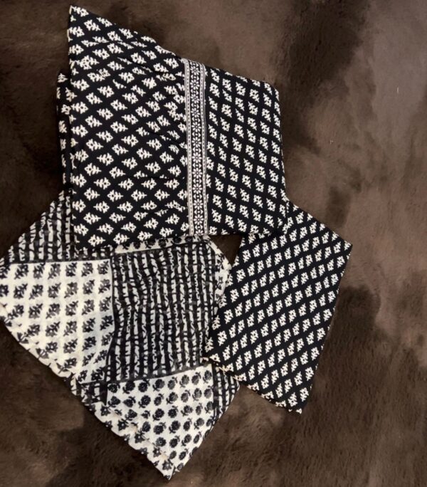 Brijwasin Black and white Gopi dress
