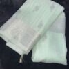 Brijwasin Zinnwaldite Linen Cotton Printed Saree