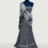 Brijwasin Black and white Gopi dress
